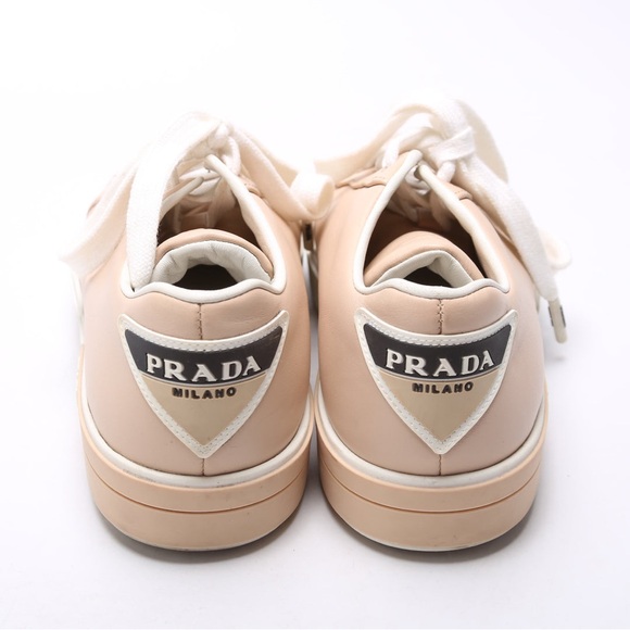 Prada Women's Cream Sneakers sz 39 Like New - Picture 1 of 5